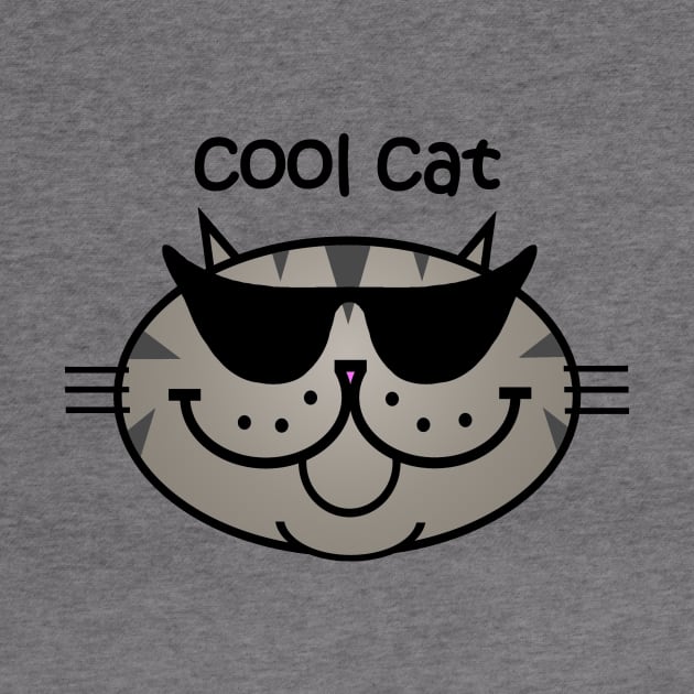 Cool Cat 2 - Grey Tabby by RawSunArt